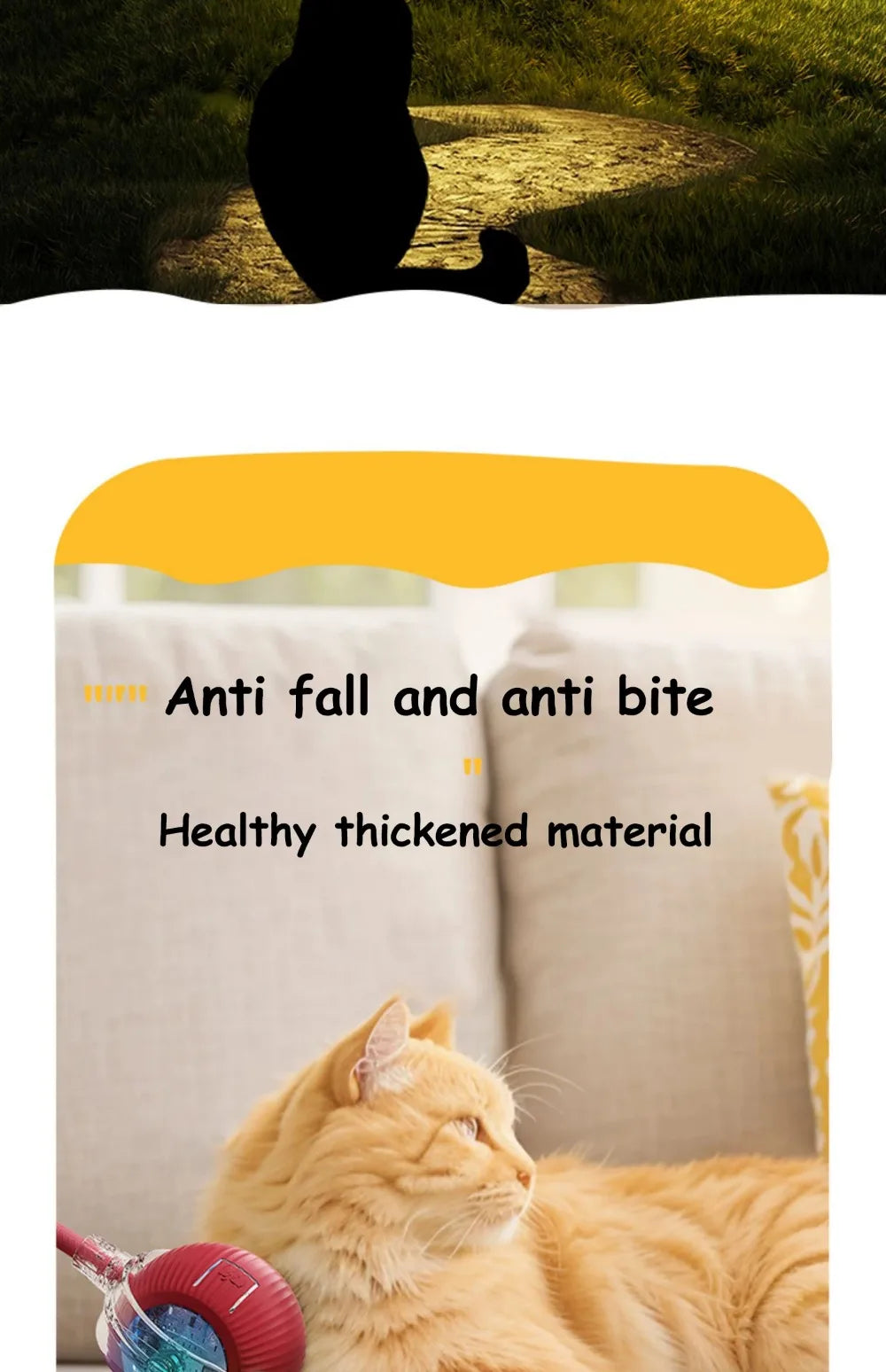 Cat Interactive and automatic ball toy